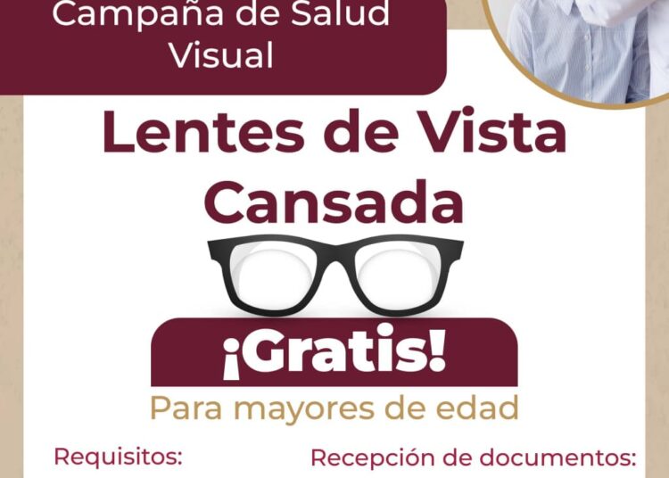 DIF HUEJUTLA y Gobierno Municipal anuncian campaña gratuita de lentes para vista cansada
