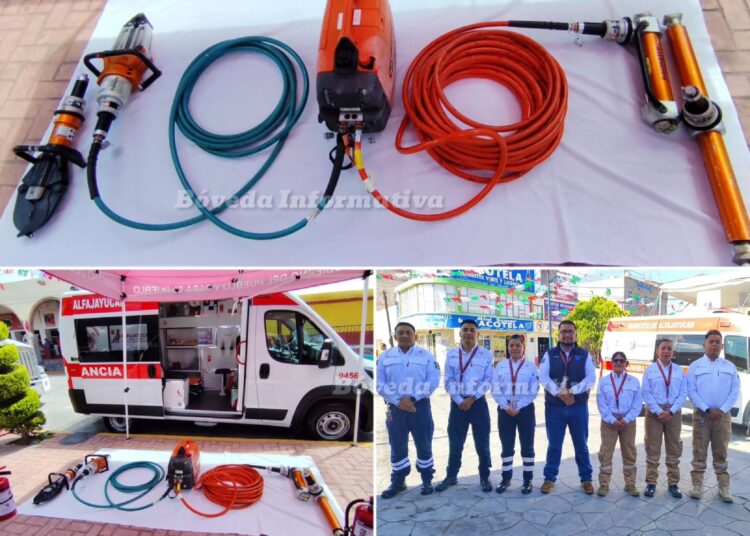 Alfajayucan fortalece su capacidad de respuesta ante emergencias con moderno equipo hidráulico de rescate