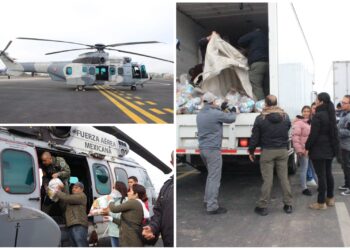 Despliega Gobierno Federal y Estatal Puente Aéreo de Ayuda Humanitaria en Hidalgo