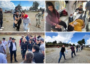 Tianguistengo une esfuerzos ante la emergencia