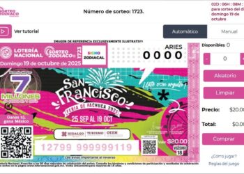 La Lotería Nacional celebra a la Feria de San Francisco Pachuca Hidalgo con un billete conmemorativo