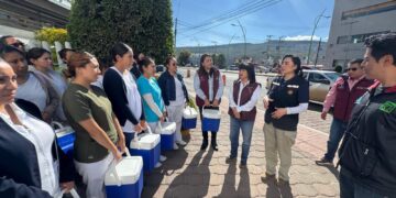 En acciones de salud preventiva, se han aplicado más de 33 mil vacunas en zonas afectadas por las lluvias