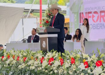 Presidente Enrique Estrada Rinde Primer Informe de Gobierno en Tetepango