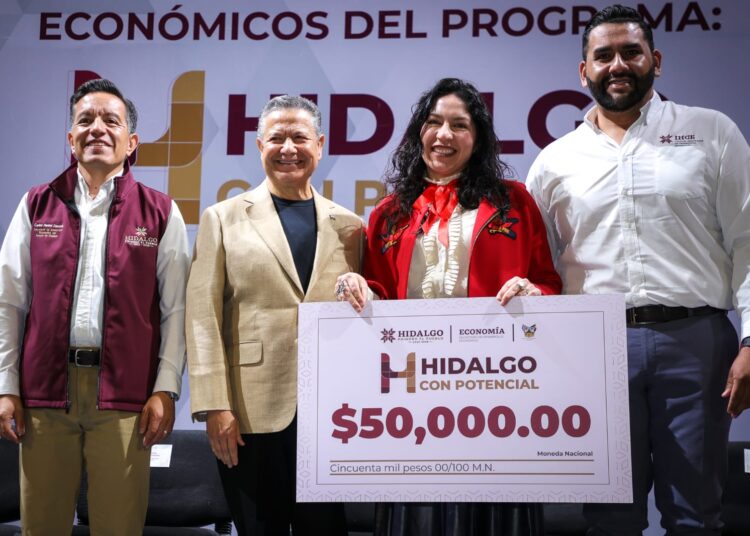 Gobierno estatal fortalece a mipymes con el programa Hidalgo con Potencial 2025
