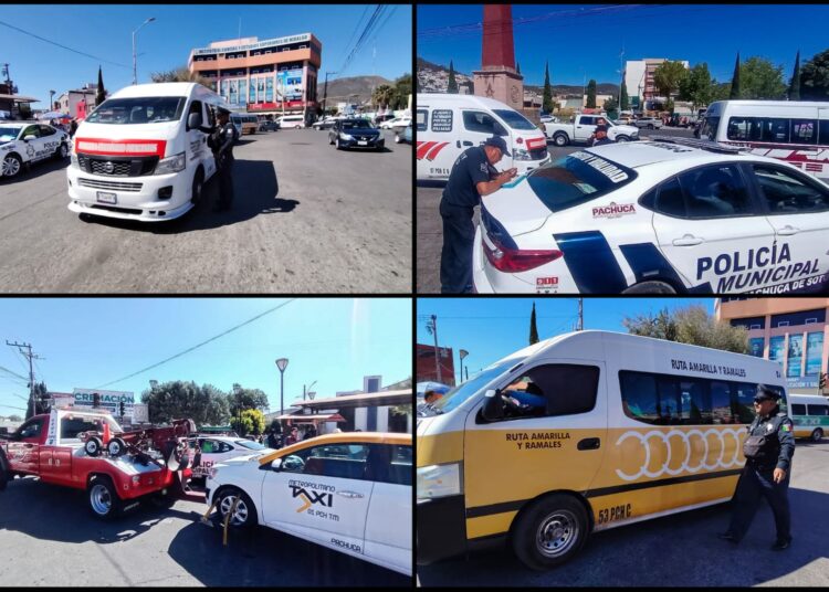 Pachuca refuerza la seguridad vial con el Operativo Transporte Seguro
