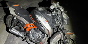 Recuperan motocicleta con reporte de robo durante Operativo Alcoholímetro en Pachuca