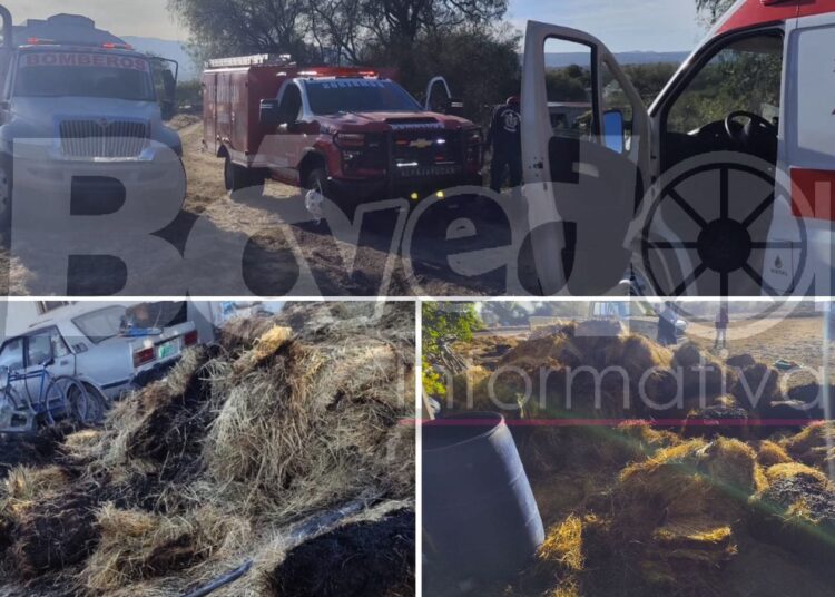 Bomberos de Alfajayucan sofocan fuerte incendio que amenazaba una vivienda