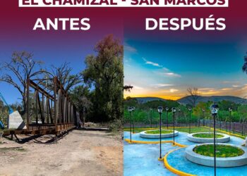 El gobierno municipal de Tula dignifica el parque el Chamizal-San Marcos con una inversión superior a los 4 millones de pesos