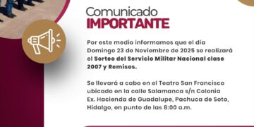 Jóvenes de Pachuca: Todo listo para el Sorteo del Servicio Militar Nacional 2025