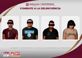 Cae célula dedicada al robo con violencia en carretera a  Ciudad Sahagún