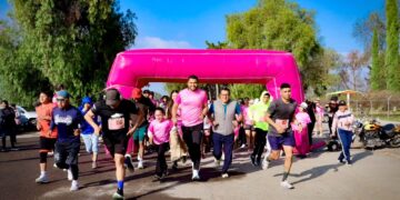 Actopan se viste de rosa: exitosa 3ª Carrera Pink por la concientización del cáncer de mama