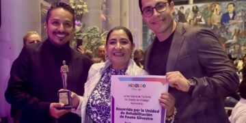 Reconocen a Jorge Reyes y a la Unidad de Rehabilitación de Fauna por Innovación Ecofriendly en Turismo