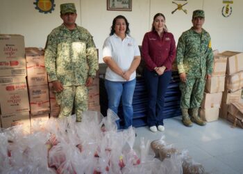 DIF Huejutla y el 84° batallón de infantería suman en solidaridad por quienes más lo necesitan