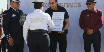 Reconocen trayectoria, mérito y valor de integrantes de Seguridad Pública Municipal de Pachuca