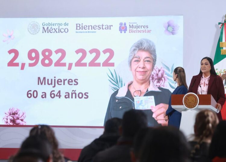 Anuncian fechas de depósito para la Pensión Mujeres Bienestar a mujeres de 60 a 64 años