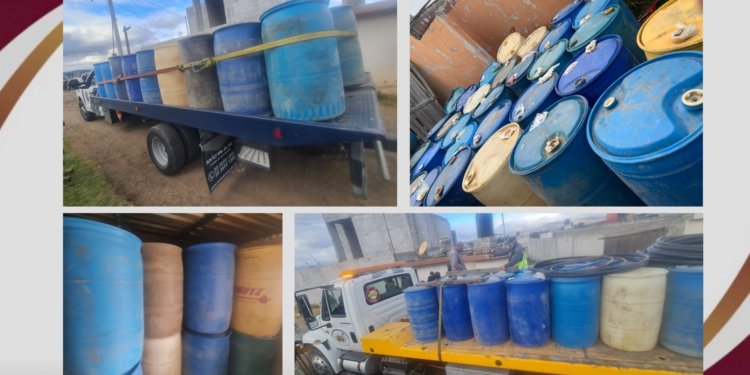 SSPH desarticula red logística para el robo de hidrocarburo en Santiago Tulantepec