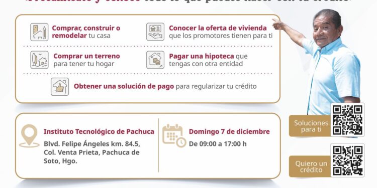 INFONAVIT realizará su última Mega Feria de Servicios en Pachuca