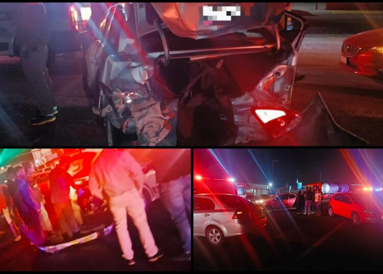 Accidente en la carretera Jorobas–Tula deja dos personas lesionadas