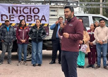 Diputado Miguel Moreno gestiona más de 4 millones de pesos para obra vial en Actopan