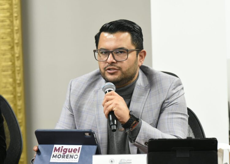 Diputado Miguel Moreno impulsa reforma que modernizará y transparentará las compras del gobierno de Hidalgo