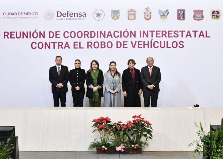 Hidalgo participa en la Reunión Interestatal contra el Robo de Vehículos