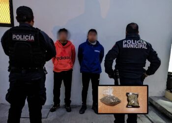 Operativo Mineral Seguro logra detención de dos sujetos en posesión de marihuana