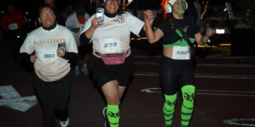 Un invierno familiar se vivió en la carrera nocturna 5k