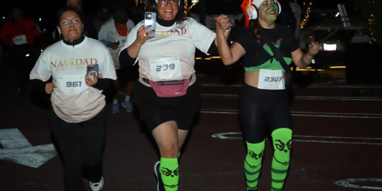 Un invierno familiar se vivió en la carrera nocturna 5k