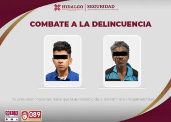 Detienen a dos personas por quema de cables y vandalismo en la México–Pachuca, a la altura de Tolcayuca