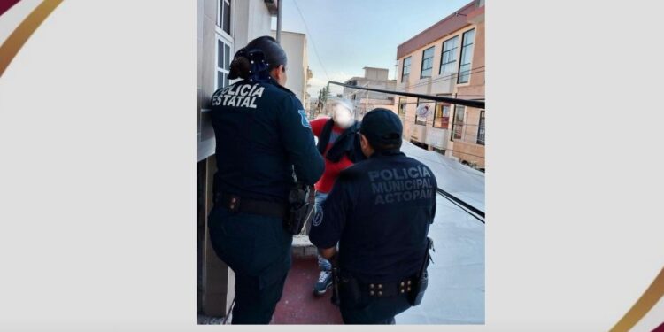 SSPH evita suicidio en hotel de Actopan y asegura a sujeto por alteración del orden