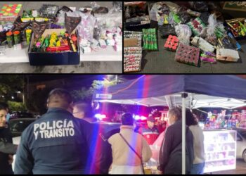 Operativo Guadalupe-Reyes; En Tula, autoridades decomisan 25 kilos de pirotecnia