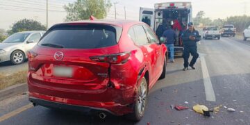 Dos personas resultan lesionadas tras accidente en la Tula–Refinería