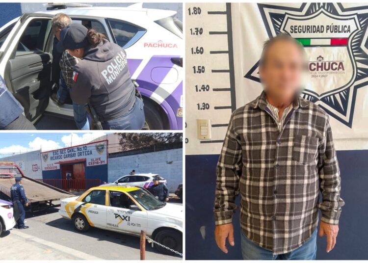 Taxista detenido por conducir en estado de ebriedad en zona escolar