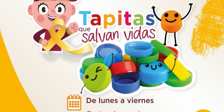 DIF Huejutla impulsa la colecta “Tapitas que salvan vidas” en apoyo a niñas y niños con cáncer