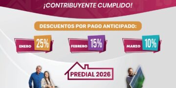 Pachuca invita a aprovechar los descuentos del predial 2026
