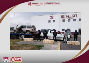 Aseguran a seis presuntos huachicoleros en Acaxochitlán