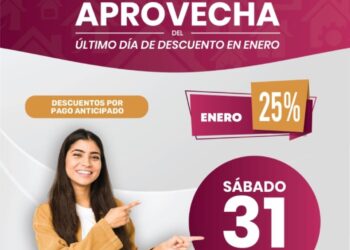 Este 31 de enero, último día para aprovechar el 25% de descuento en el pago del Predial 2026 en Pachuca