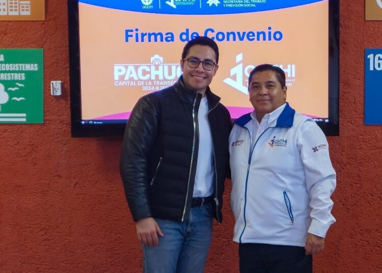 Firman ICATHI y Ayuntamiento de Pachuca convenio para impulsar la profesionalización