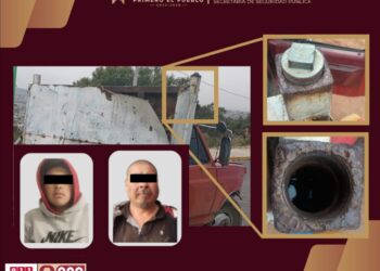 Aseguran a dos personas y decomisa huachicol tras intento de fuga en Mineral del Chico