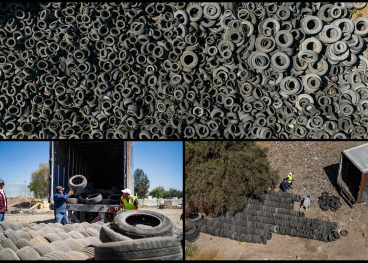 Pachuca impulsa acciones ambientales con el programa Llantatón