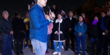 Pachuca interviene 27 privadas en San Carlos con rehabilitación de alumbrado público