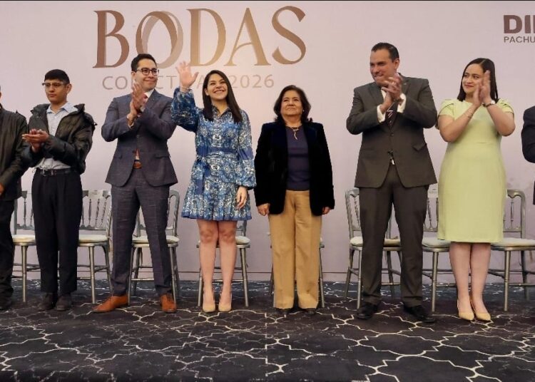 187 parejas formalizan su unión en las Bodas Colectivas 2026 en Pachuca