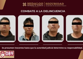 Capturan a cuatro sujetos por agresión a mano armada en Tizayuca