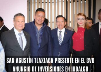 San Agustín Tlaxiaca presente en el 8vo Anuncio de Inversiones en Hidalgo
