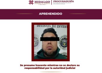 PGJEH identifica y aprehende a probable responsable de homicidio doloso ocurrido hace una semana en Tizayuca