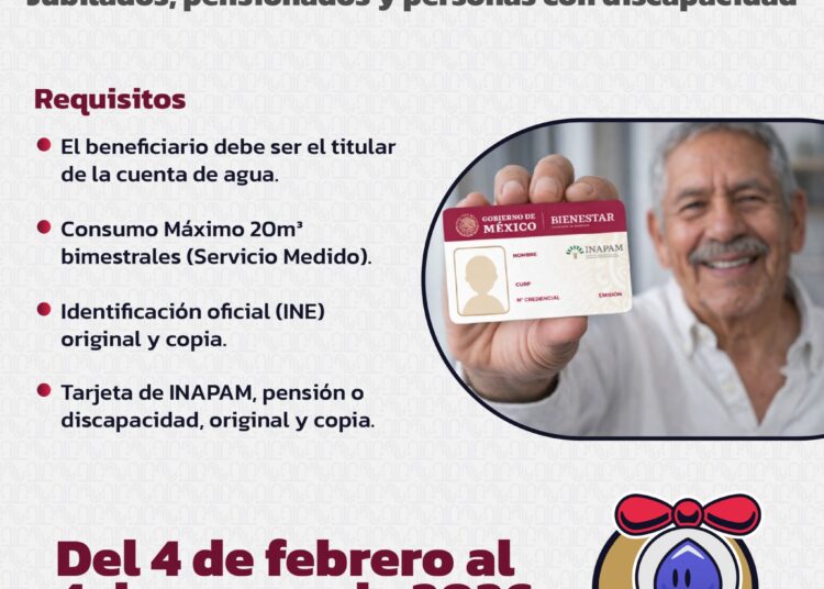 CAAMTH fortalece la economía familiar con beneficios a través del programa “Subsidio para el pago de agua 2026”