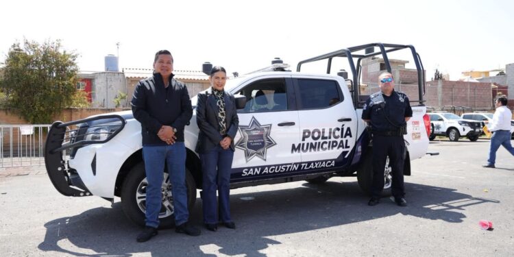 San Agustín Tlaxiaca fortalece la seguridad con nueva patrulla