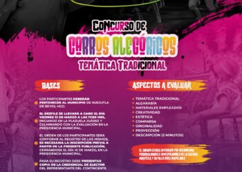 INVITA GOBIERNO DE HUEJUTLA AL CONCURSO DE CARROS ALEGÓRICOS DEL CARNAVAL 2026
