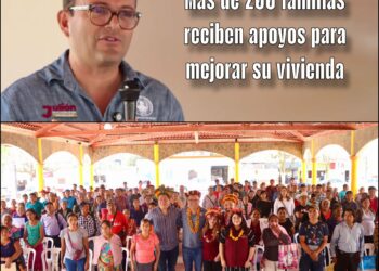 Más de 200 familias reciben apoyos para mejorar su vivienda