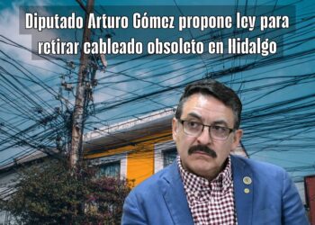 Diputado Arturo Gómez propone ley para retirar cableado obsoleto en Hidalgo